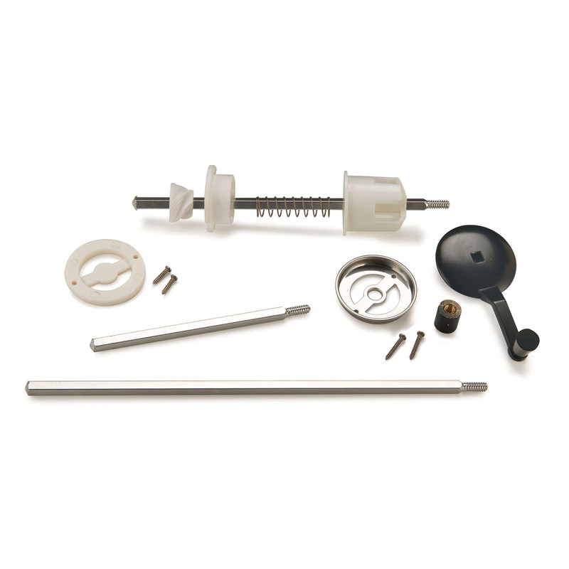 Ceramic Hand Crank Salt or Pepper Mill Grinder Mechanism Turning Kit - Finish:Black Enamel